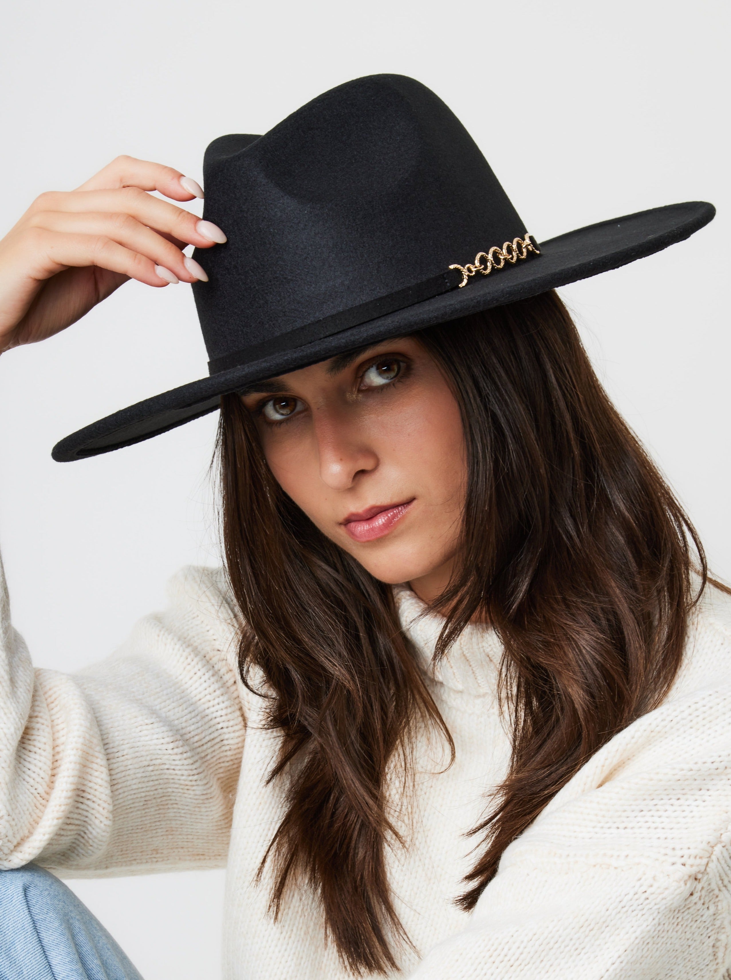 Oversized fedora hat on sale