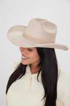 Women's Beige Cowboy Hat