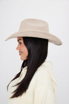 Women's Beige Cowboy Hat