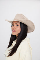 Women's Beige Cowboy Hat