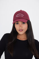 Women's Burgundy Baseball Cap