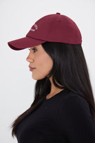 Women's Burgundy Baseball Cap