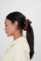 My Accessories London Scrunchie | Leopard Scrunchie | leopard | leopard print | Red piping | hair accessories | Oversized Scrunchie | My Accessories London Scrunchie | Print Scrunchie | Best Scrunchie | Woman's Scrunchie | Large Scrunchie | Oversized hairband | Animal Print scrunchie | Matching scrunchie