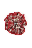 Red Check scrunchie | Double layer scrunchie | Oversized Scrunchie | My Accessories London Scrunchie | Red Check | Red Scrunchie | Check Scrunchie | Best Scrunchie | Woman's Scrunchie | Oversized Red Scrunchie | Large Scrunchie | Oversized hairband