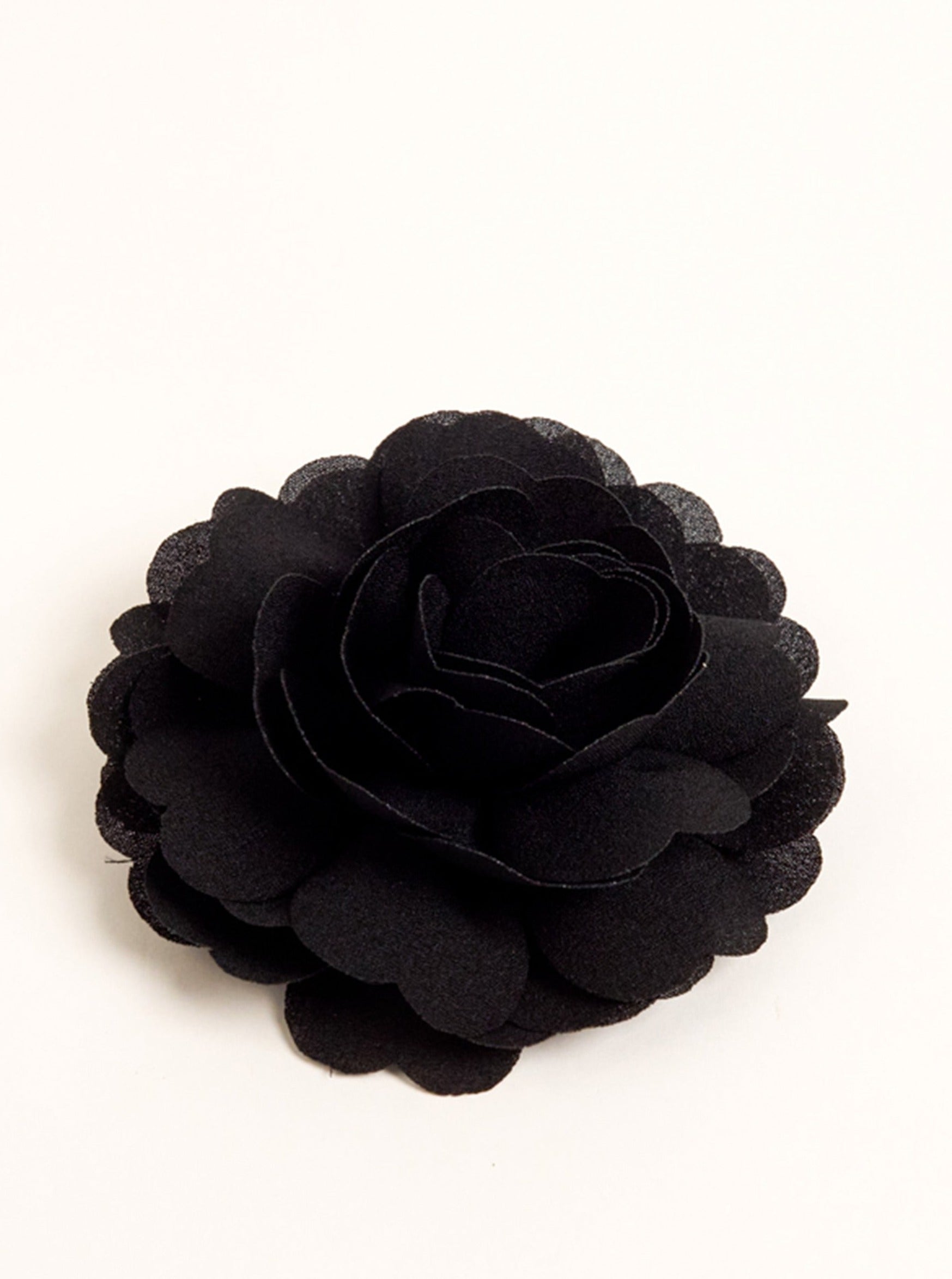 Black flower hair clearance piece