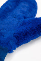 Fur Mittens in Blue | Gloves | Autumn | Winter | Faux Fur | Fluffy | Vegan | Recycled | Sustainable |