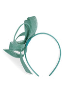 My Accessories London Swirl Fascinator in green | Headband | green | pastel | Occasion | Races Hair | Wedding | Bridesmaid | Glam | Wedding Guest | Ladies fascinator | Women's Accessories |